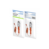 OPRAWA PRZENOŚNA, E27, 5M, MAX 60W, POMARAŃCZOWA