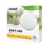 AGAT LED 15W oprawa ogrodowa 1100lm IP54 4000K biała AD-OP-6112WLPM4 ORNO