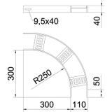 SLB 90 62 100 A2 Łuk 90°