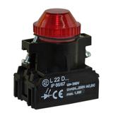 Lampka L22WDB/24V-230V czerwona