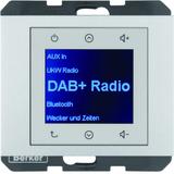 Berker K.5 Radio Touch podtynkowe DAB+ aluminium 29847003 HAGER