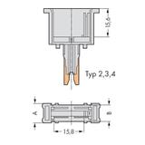 złączka bazowa 2-przewodowa 2,5 mm2