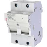 Rozłącznik bezpiecznikowy EFD 14 1P+N 002560002 ETI