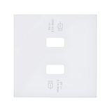 Simon 100 Pokrywa 2x1 ładowarki USB dla ref. 10000380-039 biały mat