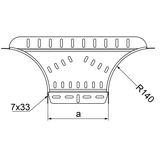 TKDJ200H30 Trójnik dostawny  1,0 mm