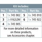 Komplet uziemiaczy typ VI w kufrze z tworzywa sztucznego