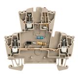 WDK 2.5 LD/RT 1D 2R 230 Złączki szynowe z elementami elektronicznymi /25szt./ WEIDMULLER