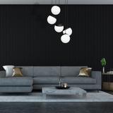 Milagro lampa wisząca Sfera Black 5xE14 MLP8869
