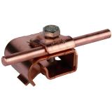 Zacisk do rynny, do zawiniętych brzegów 16-22 mm, Cu