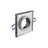 SUFITOWA OPRAWA PUNKTOWA BRILLANTE, SZKŁO, BIAŁY KRYSZTAŁ, KWADRAT