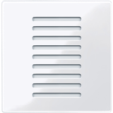 KNX regulator temperatury wielofunkcyjny natynkowy biały active System M