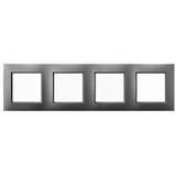 ARIA Ramka poczwórna - kolor szary mat