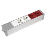 BLOK ZASILAJĄCY 2X2P+Z+2X2P+Z Z BLOKADĄ, Legrand