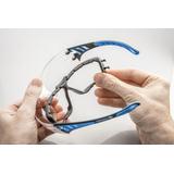 LOTZEN okulary ochronne bezbarwne/niebieskie uni