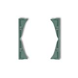 MINI Ramka pośrednia do gniazd podwójnych szmaragdowa