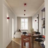 SOLLUX Plafon AURA 1 burgund GU10 ; SL.1819