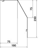 tehalit.RK 230 Pokrywa główna jasnoszary RK2307035 HAGER