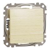 Sedna Design & Elements, przycisk 1-biegunowy, brzoza