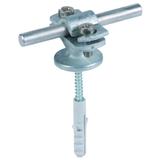 Wspornik do drutu 7-10 mm, z kołkiem 8 mm, ZG-St