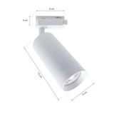 lampa szynowa Mica GU10 biała ML5711 Milagro