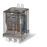 Przekaźnik przemysłowy 3 P; 10A; 6V AC; montaż panelowy, Faston 187