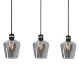 Milagro lampa wisząca Richmond 3xE27 czarno/złota MLP6539