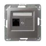 IMPRESJA Gniazdo komputerowe pojedyncze, kat. 5e MMC - kolor tytan