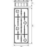 Puszka podtynkowa Pp/t 10 (400x156x66) 11.10 OPATÓWEK
