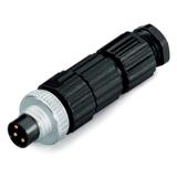 wtyczka prosta M8 3-biegunowa