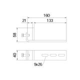 KLEMA MOCUJ.BFK166X40X58 FT