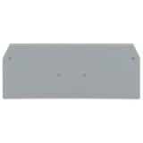 ścianka końcowa szara