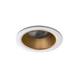 GLOZO DSO G/W Oczko sufitowe GLOZO DSO G/W okrągły stop aluminium kolor złoty / biały 1XGx5,3/GU10 K 36220 KANLUX