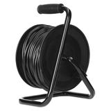 Przedłużacz bębnowy, 4 gniazda 2P+Z (schuko), kabel PVC H05VV-F 3x1.5mm2, długość - 30m, termik, prz