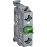 Blok styków 1NO złocone odwrotne MCB-10BG