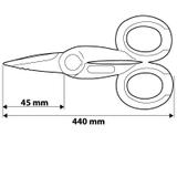 Nożyce do kabli i izolacji 140 mm