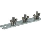 Szyna uziemiająca dł. 180 mm, St/tZn