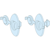 Rozdzielnice PrismaSet, akcesoria ściany tylnej