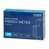 1-fazowy licznik energii elektrycznej dwukierunkowy wielotaryfowy 100A port RS-485 MID 1 moduł OR-WE