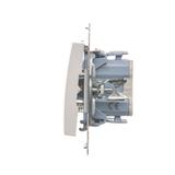 Simon 54 Przycisk pojedynczy zwierny bez piktogramu 10A szybkozłączka biały