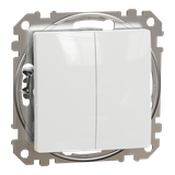 Sedna Design & Elements łącznik podwójny świecznikowy biały SDD111105 SCHNEIDER