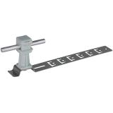 Wspornik dachowy UNIsnap dł. 205 mm, stal nierdzewna NIRO/ tworzywo, szary