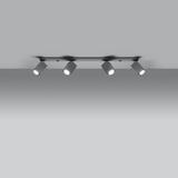 Sollux Plafon MERIDA 4L szary SL.0461