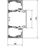 tehalit.BRN65 Podstawa 170mm biały BRN6517019016 HAGER