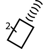 KNX q/e/s Pilot radiowy 2-kanałowy KNX RF TU402 HAGER