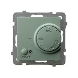AS Regulator temperatury z czujnikiem napowietrznym - kolor zielony mat RTP-1GN/m/84 OSPEL