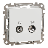 Sedna Design & Elements Gniazdo antenowe TV-SAT końcowe 4dB białe SDD111471S Schneider
