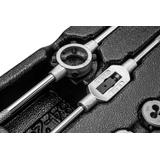 Narzynki i gwintowniki, zestaw 31 szt., wkładka