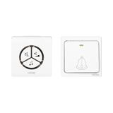 Dzwonek bezprzewodowy WAYO AC sieciowy bezbateryjny przycisk learning system 25 dźwięków 80m DB-3 OR