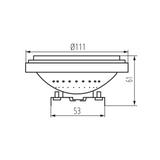 IQ-LED AR-111 13W-WW Żarówka LED spot IQ-LED AR-111 13W-WW barwa ciepłobiała 2700K 1050Lm KANLUX
