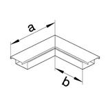 tehalit.LFS Kąt płaski 30x45mm biały LFS3004559016 HAGER